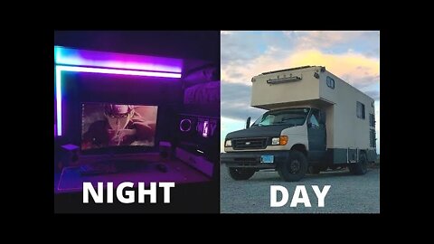 Man lives in van of the future!!