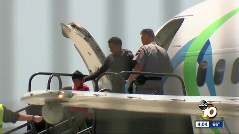 Hundreds of migrants flown to San Diego for processing