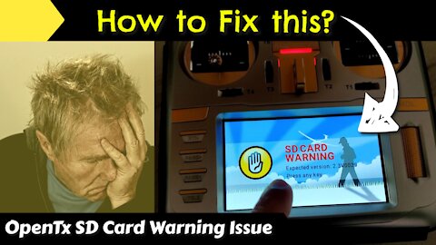 OpenTx RadioMaster TX16S Get Rid of SD Card Warning Message