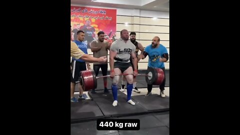 Deadlift de 440kg de Peiman Maheripourir - 2022 #Shorts