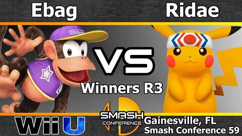 OC Ebag (Diddy & Luigi) vs. GoTE|Rideae (Pikachu) - Winners R3 - SC59