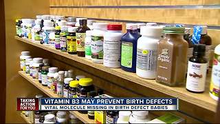 Study: Vitamin B3 could help prevent birth defects