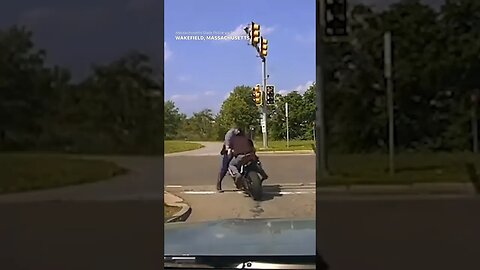 Tried To Run Cop Over With Motorcycle!