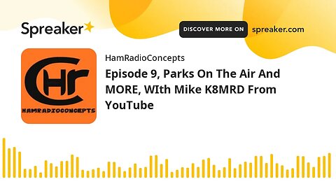 Episode 9, Parks On The Air And MORE, WIth Mike K8MRD From YouTube