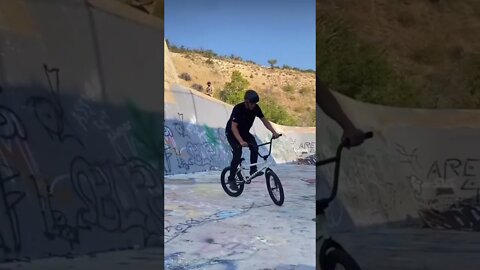 NEVER ENDING BMX WHEEL🤯 -Team Weed #shorts