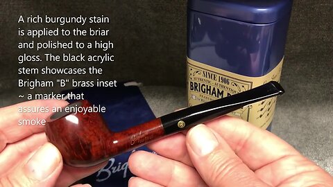 28% OFF BRIGHAM HERITAGE PIPES for a Limited Time