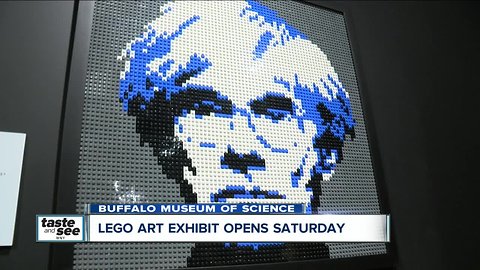 Amazing Lego art exhibit ready to open at the Buffalo Museum of Science