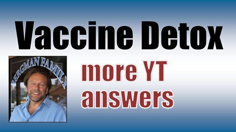 How To Detox From Vaccines (short video)