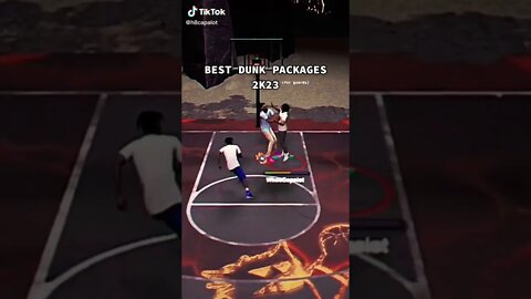 Best Dunk Package For Contact Dunks🐶🦾#tiktok #nba2k #shorts #youtubeshorts #2k23 #nba2k23 #gaming