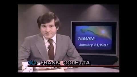 January 21, 1987 - Frank Coletta WJAR Providence Morning News Update