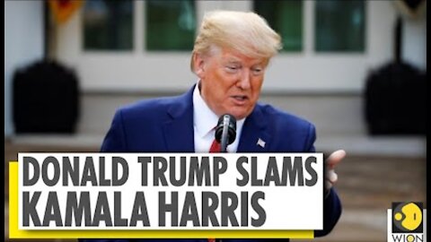 Trump launches verbal attacks at Harris at campaign rally | US Elections 2020