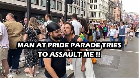 Debating a WOKE GENDER leftist AT PRIDE EVENT (He tries to KISS ME) #mattwalsh #woman