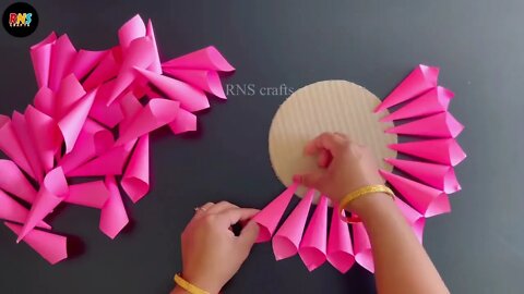 Beautiful Flower Wall Hanging / Paper Craft For Home Decoration / Paper Wall Hanging /DIY Wall Decor