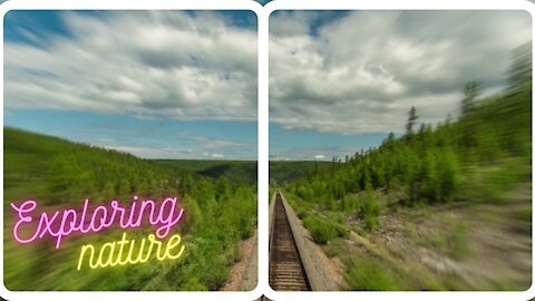 Explore nature by train #Natural Phenomena