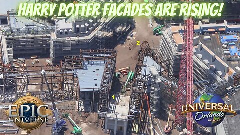 Wizarding World Facades Are Really Showing | Epic Universe Construction | Universal Orlando Resort!