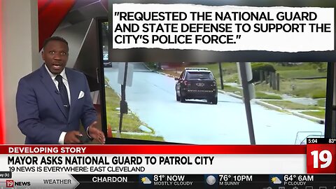 East Cleveland mayor begs for help from the National Guard