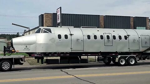 A Strange Aircraft In Town, Plus It Appears This Train Hit A Tree! #trains | Jason Asselin