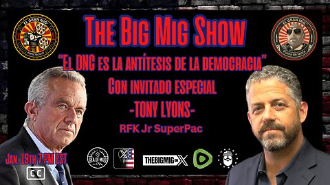 El Comité Nacional Demócrata es la antítesis de la democracia con Tony Lyons RFK Jr. Superpac |EP204