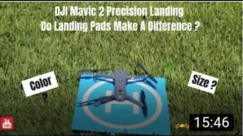 DJI Mavic 2 Precision Landing Do Landing Pads Make A Difference ?