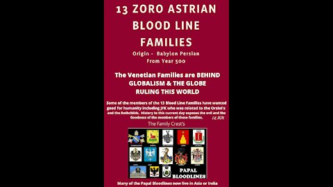 Rules in the Shadows - 13 Zoro Astrian Bloodline Families