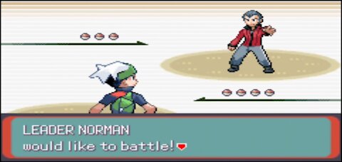 Pokemon Emerald - Petalburg Gym Leader Battle: Norman