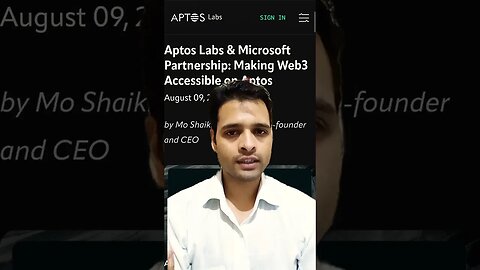 Aptos Lab & Microsoft Partnership ( APT Token)