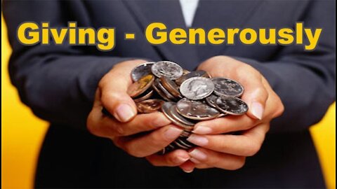 Giving - Generosity