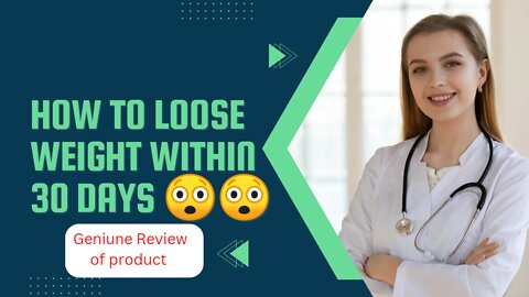 How to loose weight within 30 days | African lean belly review..