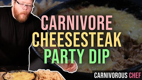 This Just Might Be THE BEST Party Dip | Cheesesteak | Carnivore Recipe