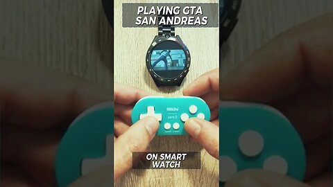 Playing GTA San Andreas on smart watch #shorts #shortsvideo #shortsfeed #shortvideo