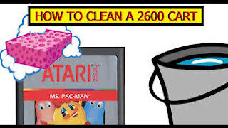 How to clean an Atari 2600 game