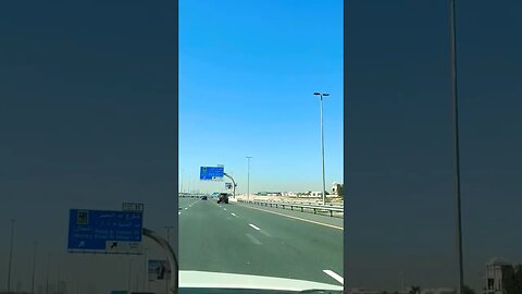 Long Drive On Dubai Road #longdrive #dxb #fbviral #shorts