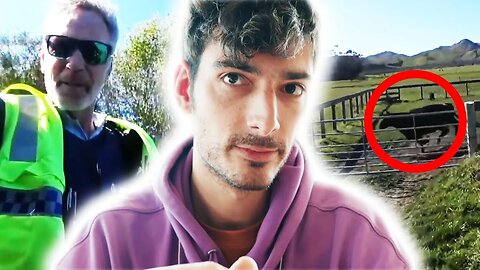 ICE POSEIDON STOPPED BY POLICE IN NEW ZEALAND AFTER GOING ON PRIVATE PROPERTY AND COW ESCAPES FENCE