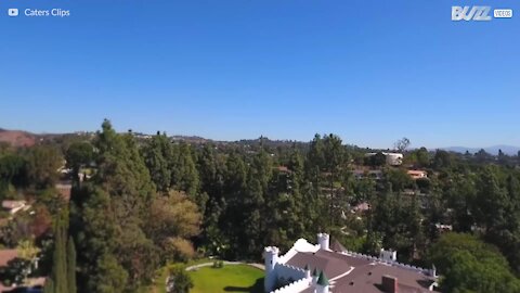 Middelaldrende slott verdt millioner på salg i California