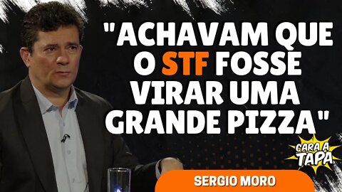 MORO ADMITE QUE HAVIA EXPECTATIVA DE QUE MENSALÃO TERMINASSE EM PIZZA