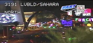 A look at the new arches in Downtown Las Vegas Blvd