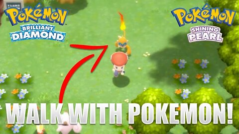 How To Walk With Your Pokemon in Pokemon Brilliant Diamond & Shining Pearl