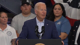 Biden Slides Into Series Of Unhinged Rants During Detroit Remarks On Jobs