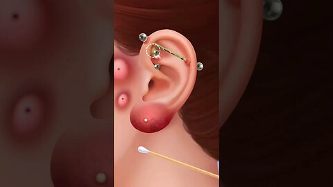 ASMR EAR DEEP CLEANING#animation#shorts#viralvideo