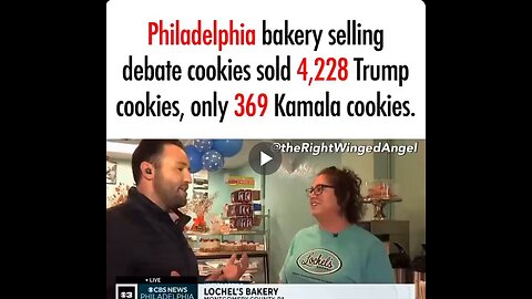 Debate cookies bring sold today in Philadelphia show President Trump...