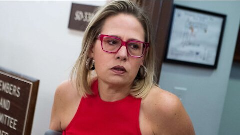 Protesters Follow Senator Kyrsten Sinema Into Bathroom For Voting Against Reconciliation Bill