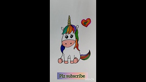 unicorn easy drawing