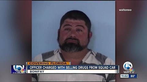 Florida officer charged with selling drugs out of squad car