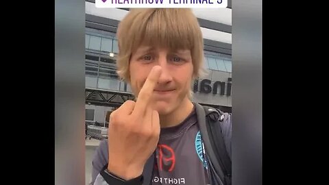 Paddy Pimblett middle finger to the haters on way to Las Vegas