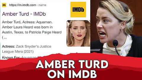 Amber Heard IMDB Pages Changed To Amber Turd | FAMOUS NEWS