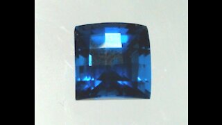 YAG Tanzanite Imitation Princess Checkerboard