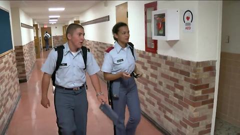 Girls start school at St. John's Military Academy for the first time ever