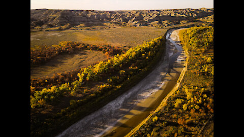 A Drone Video and Photography Visit to Theodore Roosevelt National Park North Unit