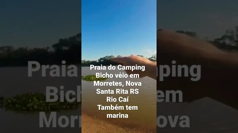 PRAIA DO CAMPING BICHO VEIO em Nova Santa Rita RS - Rio Caí #camping #campingrs