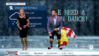 Mark and April rain dance